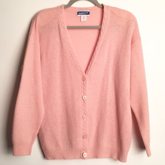 Pendleton Sweaters - Vintage Pendleton cardigan EUC wool angora blend M